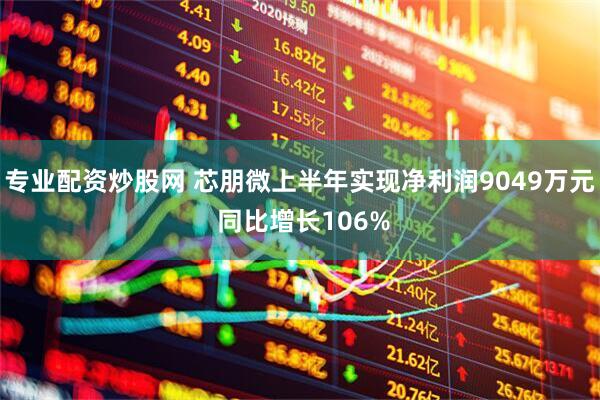 专业配资炒股网 芯朋微上半年实现净利润9049万元 同比增长106%
