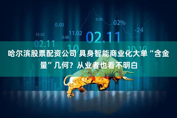 哈尔滨股票配资公司 具身智能商业化大单“含金量”几何？从业者也看不明白